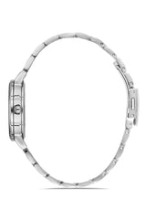 Ferro Analog Silver Round Dial Women's Watch - F21184A-A