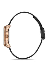 Ferro Analog Black Round Dial Women's Watch - F21152C-R