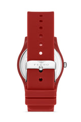 Ferro Polycarbon Analog Red Round Dial Men's Watch - F11342D-ZM