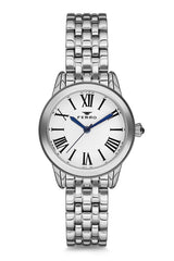 Ferro Analog Silver Round Dial Women's Watch - F2720A-980-A