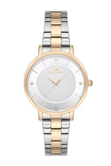Ferro Analog Silver Round Dial Women's Watch - F21099A-D