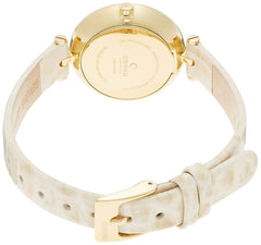Obaku Ivory Analog Gold Round Dial Women's Watch - V168LEGGRX