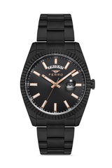 Ferro Analog Black Round Dial Men's Watch - F11211A-G