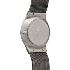 Obaku Fred Titanium Analog Grey Round Dial Men's Watch - V123GDTJMJ