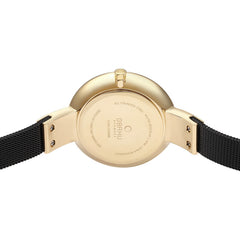 Obaku Sol Medallion Analog Black Round Dial Women's Watch - V149LXGBMB