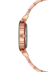Ferro Analog Silver Round Dial Women's Watch - F21082A-C