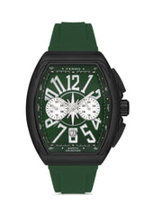 Ferro Riviera Analog GreenTonneau Dial Men's Watch - FM11444D-ZQ