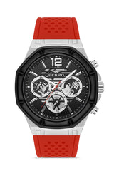 Ferro Riviera Multifunction Black Round Dial Men's Watch - FM11398D-J8