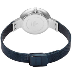 Obaku Sol Arctic Analog Blue Round Dial Women's Watch - V149LXCLML