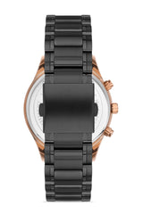 Ferro Tirreno Chronograph Black Round Dial Men's Watch - FM11215A-R