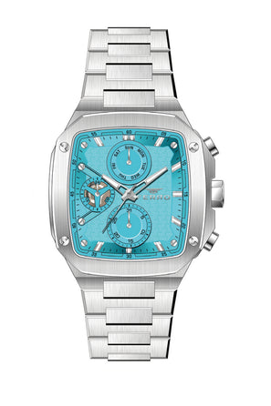 Ferro Adriatico Multifunction BlueRectangle Dial Men's Watch - FM11485A-A15