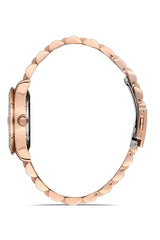 Ferro Analog Silver Round Dial Women's Watch - F21923A-C