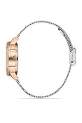Ferro Analog White MOP Round Dial Women's Watch - F21934C-E