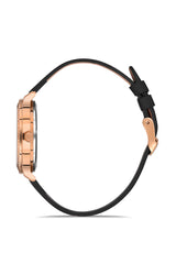 Ferro Verdicchio Analog Black Round Dial Women's Watch - FL21242B-R