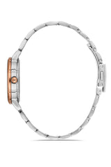 Ferro Analog Silver Round Dial Women's Watch - F21184A-E