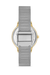 Ferro Analog White MOP Round Dial Women's Watch - F21934C-D