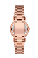Ferro Analog Silver Round Dial Women's Watch - F21082A-C
