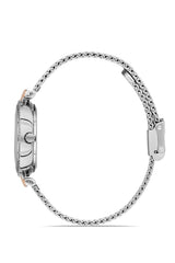 Ferro Analog Silver Round Dial Women's Watch - F2665C-E