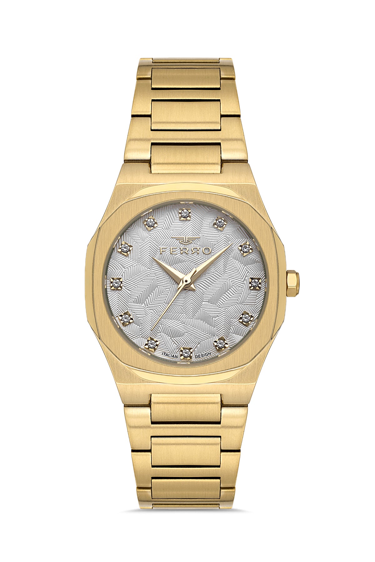 Ferro Sardegna Analog Silver Round Dial Women's Watch - FL40128A-B