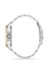 Ferro Roma Eterna Analog Silver Round Dial Men's Watch - FM40111A-D