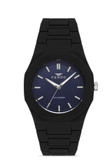 Ferro Polycarbon Analog Blue Round Dial Men's Watch - F11400D-G3