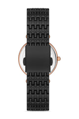 Ferro Analog Black Round Dial Women's Watch - F21917A-R