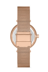 Ferro Analog Silver Round Dial Women's Watch - F2995C-1129-C