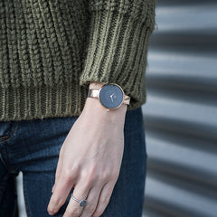 Obaku Sol Medallion Analog Black Round Dial Women's Watch - V149LXGBMB