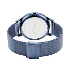 Obaku CHIA MARINE Analog Blue Round Dial Men's Watch - V298GDLLML