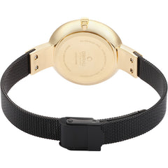 Obaku Sol Medallion Analog Black Round Dial Women's Watch - V149LXGBMB