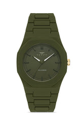 Ferro Polycarbon Analog Green Round Dial Men's Watch - F11400D-19F