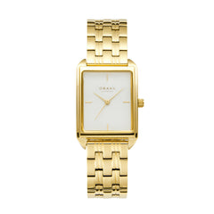 Obaku KAMILLE CIDER Analog Silver WhiteRectangle Dial Women's Watch - V293LXGISG