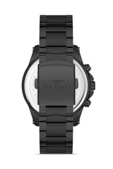 Ferro Litorale Chronograph Black Round Dial Men's Watch - FM11328A-G