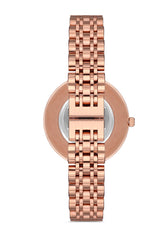 Ferro Analog Silver MOP Round Dial Women's Watch - F21075A-1165-C