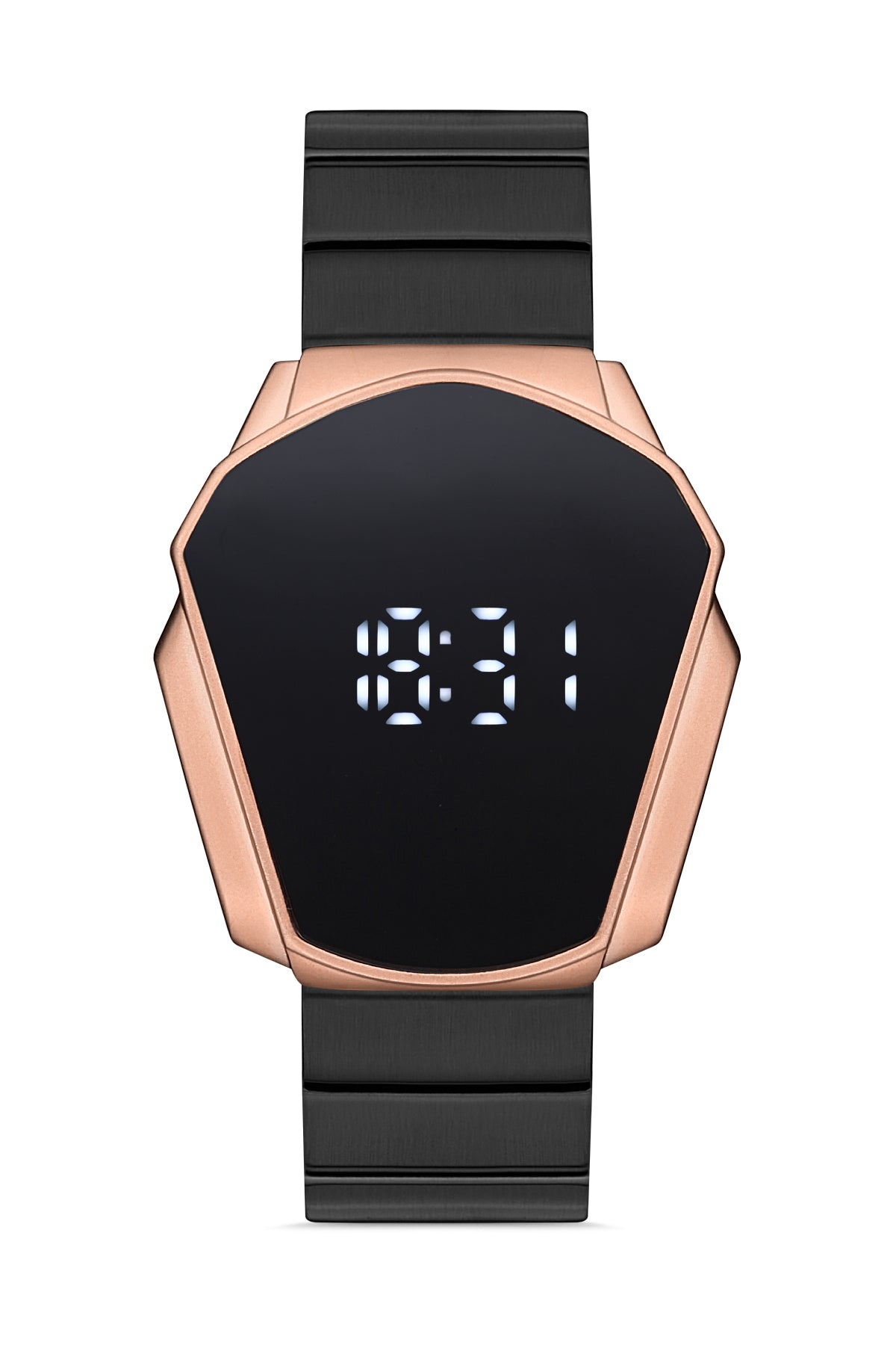 Ferro Analog BlackHeptagon Dial Men's Watch - F40076A-R