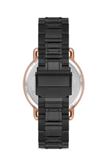 Ferro Analog Black Round Dial Women's Watch - F11064A-R