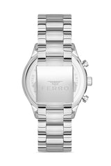 Ferro Capri Blu Multifunction Black Round Dial Men's Watch - FM11309A-A2