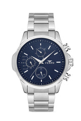 Ferro Multifunction Blue Round Dial Men's Watch - FM11170A-A3