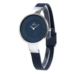 Obaku Sol Arctic Analog Blue Round Dial Women's Watch - V149LXCLML