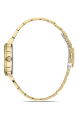 Ferro Analog Silver Round Dial Women's Watch - F21184A-B