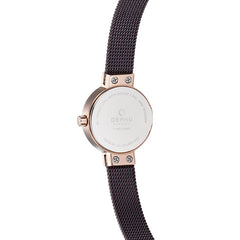 Obaku Spire Walnut Analog Brown Round Dial Women's Watch - V199LXVNMN