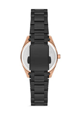 Ferro Analog Black Round Dial Women's Watch - F21161A-R
