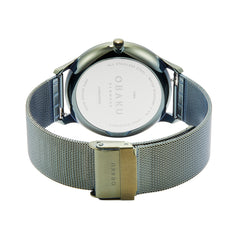 Obaku CHIA LEAF Analog Green Round Dial Men's Watch - V298GDEEME