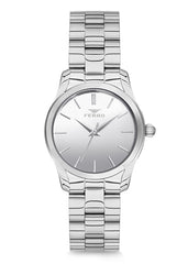 Ferro Lambrusco Analog Silver Round Dial Women's Watch - F21071A-1102-A