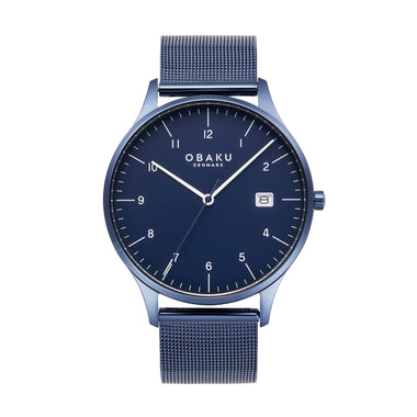 Obaku CHIA MARINE Analog Blue Round Dial Men's Watch - V298GDLLML