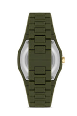 Ferro Polycarbon Analog Green Round Dial Men's Watch - F11400D-19F