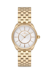 Ferro Analog Silver Round Dial Women's Watch - F21152A-B