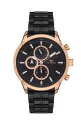 Ferro Portofino Chronograph Black Round Dial Men's Watch - FM11277A-R