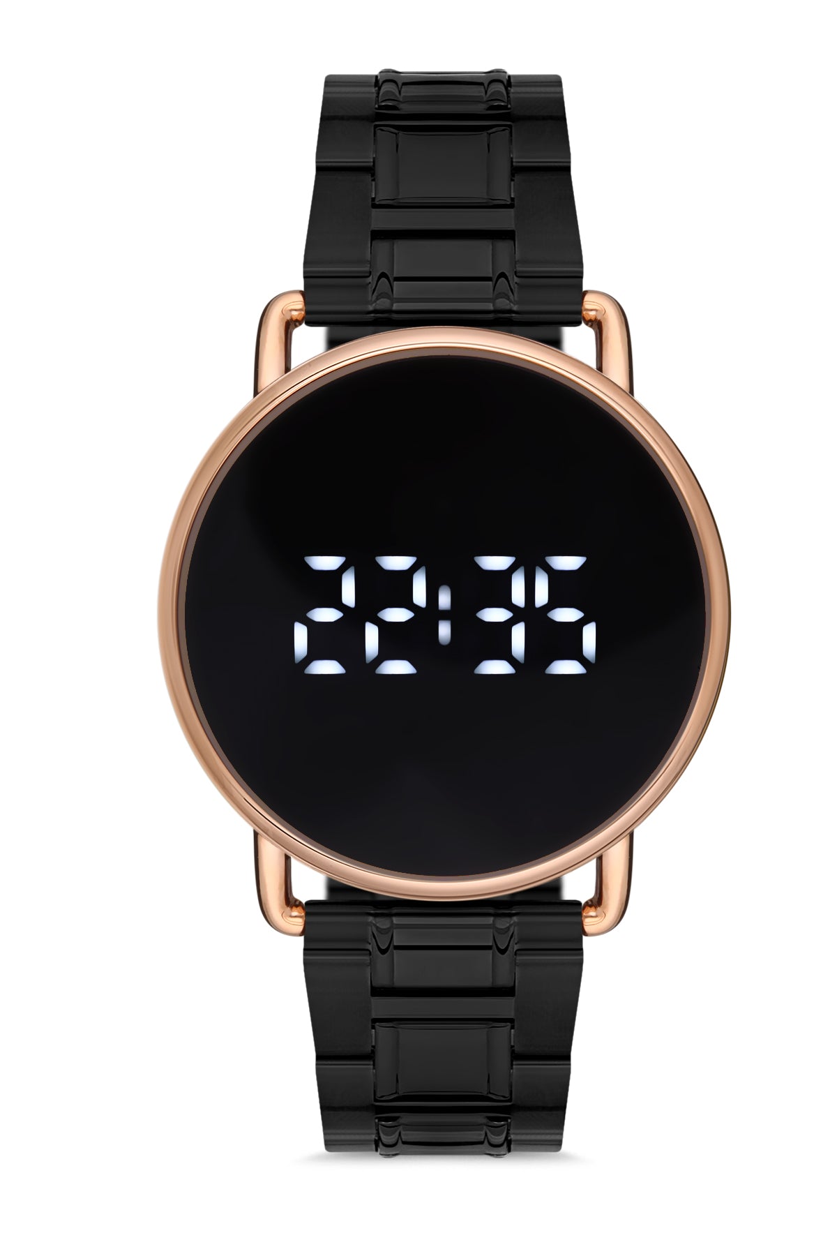 Ferro Analog Black Round Dial Women's Watch - F11064A-R