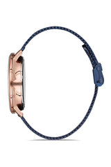 Ferro Analog Blue Round Dial Men's Watch - F40075C-T